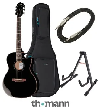 Harley Benton EAX-500TL Black Bundle