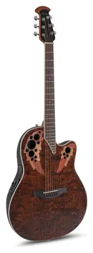 Ovation CE48P-TGE-G Celibrity Elite Plus Super-Shallow Tiger Eye