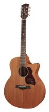 Richwood Master Series G50CE Handmade Electro Acoustic Grand Auditorium Guitar, Solid Mahogany, Satin