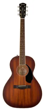 Fender ps220e parlor aged cognac burst chitarra acustica elettrificata