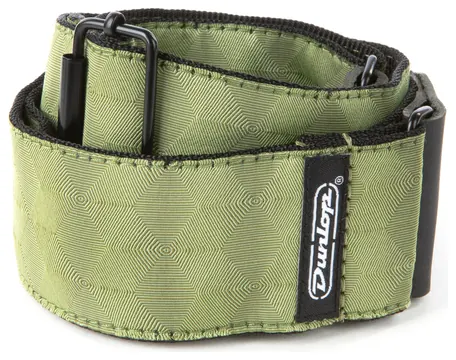 Dunlop Jacquard Hexagon Echo Olive Strap