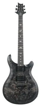 PRS S2 Custom 24 Charcoal Burst Poplar Burl