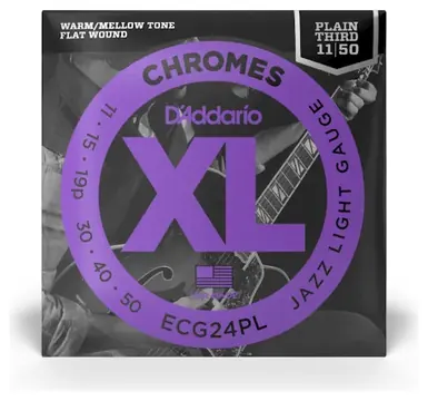 D'addario Chromes ECG24 11-50 Guitar String