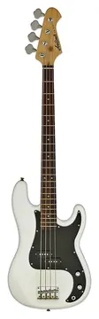 Aria STB-PB/B White With Black Pickguard