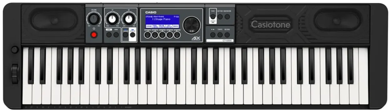 Casio Teclado Casio CTS500 BK Linha Casiotone de 61 Teclas Preto