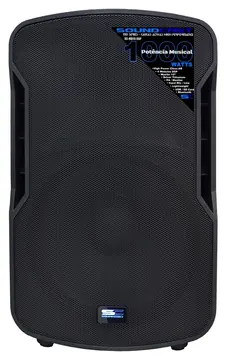 Soundcast Caixa Ativa 15" 1000W DSP/USB/SD/BT. MD-15 DSP - Soundcast
