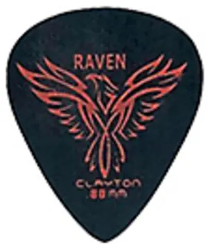 Clayton 351 Black Raven Pick 0.80mm 12Pcs
