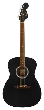 Fender monterey standard wn black chitarra acustica elettrificata