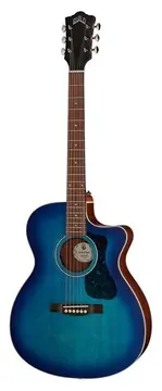 Guild OM 240CE DARK BLUE BURST - Chitarra acustica amplificata