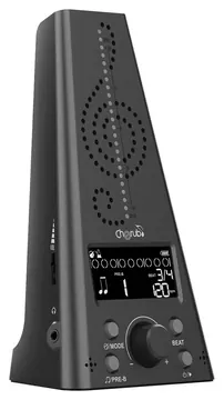 Cherub WMT-230-BLK Digitales Metronom mit Tuner und Akku