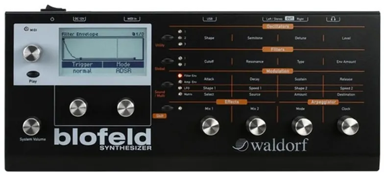 Waldorf Modulo Sintetizador Waldorf Blofeld Desktop Virtueller Shadow
