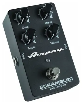 Ampeg Scrambler Overdrive Effetto A Pedale Per Basso Blend Drive Treble Volume
