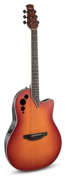 Gewa Ovation Applause Elite AE48-1 Super Shallow Cutaway Honeyburst Satin Chitarra acustica elettrificata