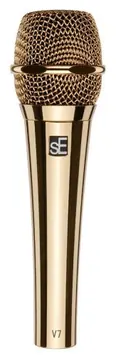 SE Electronics V7 Gold Gesangsmikrofon, dynamisch, Superniere