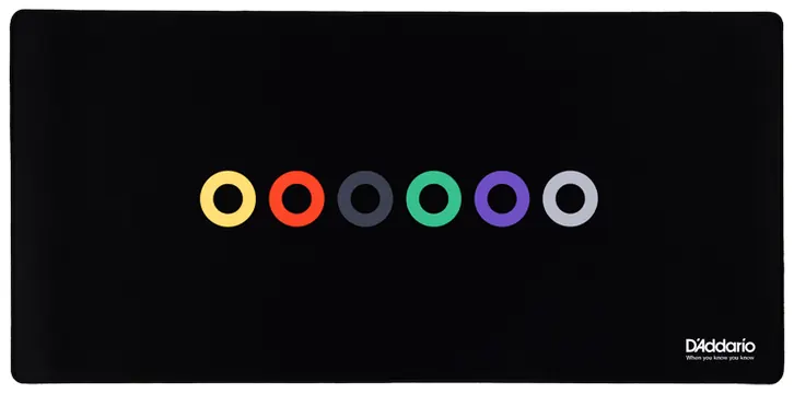 D'Addario HGG230100 Premium String Change Mat Black