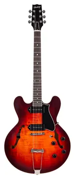 Heritage Standard II Collection H-530 Electric Guitar with Case, Chestnut Burst