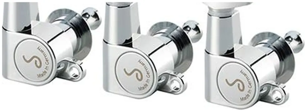 Schaller M6 Mini 0402200136 machine heads 6L with small metal pegs