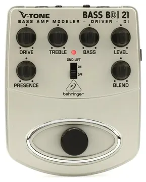 Behringer Pedal Modelador Contrabaixo Bass Behringer BDI21 V-Tone