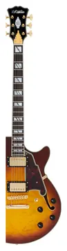 D'Angelico Excel SS XT IJsthee met kleurverloop en quilt-masering