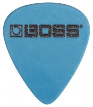 Boss Pack 12 Médiators BOSS - Bleu Deltex pick 1.0mm heavy