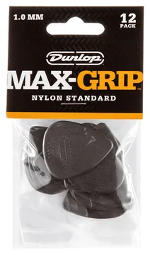 Dunlop 449P100 Max Grip Plectrum 1.00mm 12-Pack