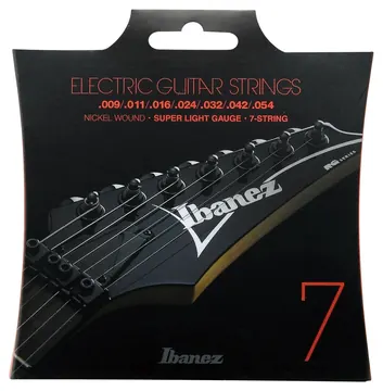 Ibanez IEGS7 E-Gitarren Saiten für 7-Saiter 009-054