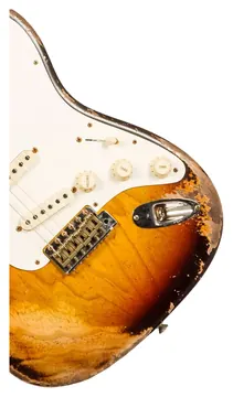 Fender Custom Shop Red Hot Stratocaster #CZ580650 - super heavy relic chocolate 3-color sunburst