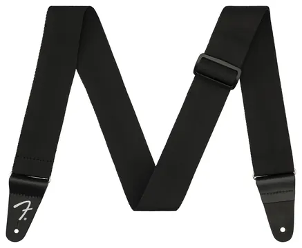 Fender Gitarrengurt Poly Strap Logo Blk