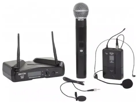 Eikon WM300KIT radiomicrofono UHF wireless ricevitore + archetto o Palmare
