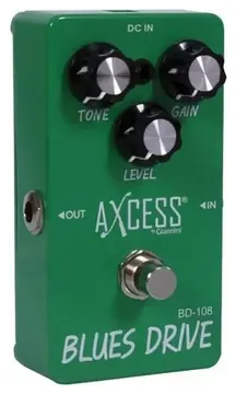 Axcess Pedal Axcess Blues Drive BD-108 Análogo Verde-Claro