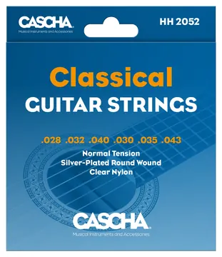 Cascha HH 2052 Classical Guitar Normal Tension Saiten für Konzertgitarre E1-E6