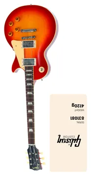 Gibson Les Paul Standard 1958 Ultra Light Aged Bourbon Burst CS MLC #831081