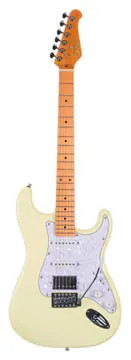 Seizi Fun Vintage Budokan HSS RM Vintage White/ Pearl White PG