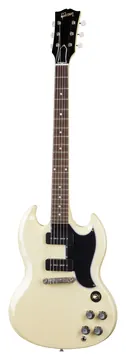 Gibson Custom Shop Murphy Lab 1963 SG Special Lightning Bar Ultra Light Aged Classic White