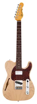 G&amp;L G&L Tribute Series ASAT Classic Bluesboy Semi-Hollow Blonde