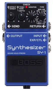 BOSS SY-1 | Compact Synthesiser Pedal | 121 ultra responsive sounds