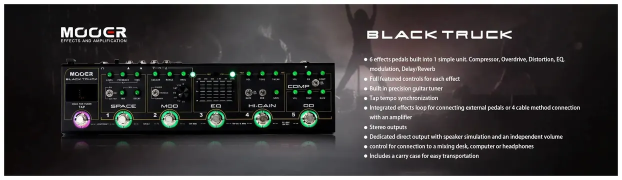 Mooer Blacktruck MULTI-FX Pedal
