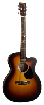 Martin OMC-10E Road Series Modern Acoustic-Electric Guitar w/Case, Burst