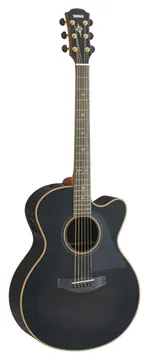 Yamaha APX1200II Translucent Black Chitarra Acustica Cutaway Elettrificata Nera