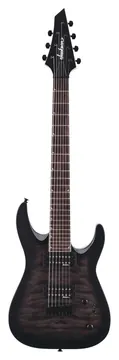 Jackson JS22Q-7 DKA HT Transparent Black Burst CHITARRA ELETTRICA