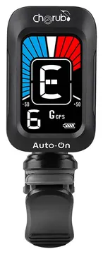 Cherub WST-645 rechargeable chromatic auto-on tuner (also G+B+U)