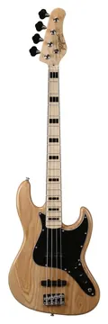 Tagima Contrabaixo Tagima TJB 4 NT C/BK 4 Cordas Classic Series Jazz Bass Passivo Natural C/ Escala Clara e Escudo Preto