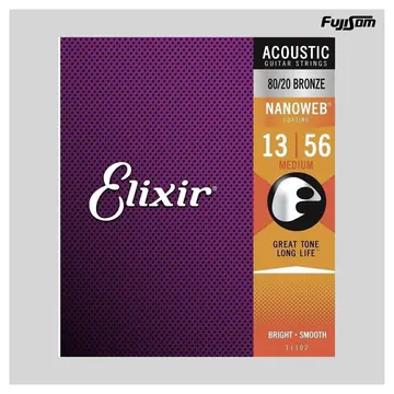 Elixir Encordoamento Elixir Para Violão Aço 11102 013| Fujisom