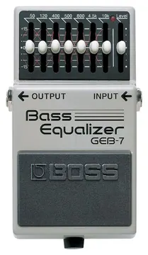 Boss GEB-7 Pedale Egaliseur 7 Bandes Pour Basse