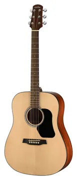 Walden D450W Standard Dreadnought Akustik-Gitarre inkl. Gigbag, natur