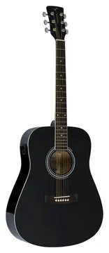Vogga Víolão Eletroacústico Vogga Folk VCK380 BK Preto