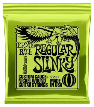 Ernie Ball Encordoamento Ernie Ball 0.10 Guitarra