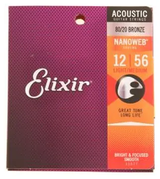Corde Elixir chitarra acustica light medium 012-056