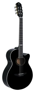 Tagima Vegas BK America Series Mini Jumbo De Nylon C/ Afinador Preto
