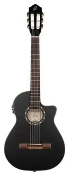 Ortega R125 3/4 Spruce EQ Black